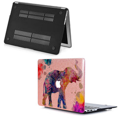Lex Altern MacBook Glitter Case Colorful Elephant