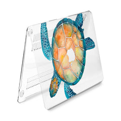 Lex Altern Hard Plastic MacBook Case Watercolor Turtle