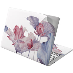 Lex Altern Vinyl MacBook Skin Tender Pink Lotuses