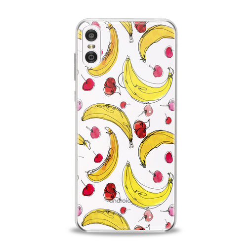 Lex Altern Bright Banana Print Motorola Case