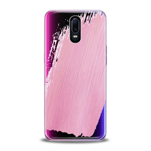 Lex Altern TPU Silicone Oppo Case Pink Paint