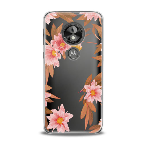 Lex Altern Pink Flowers Blossom Motorola Case