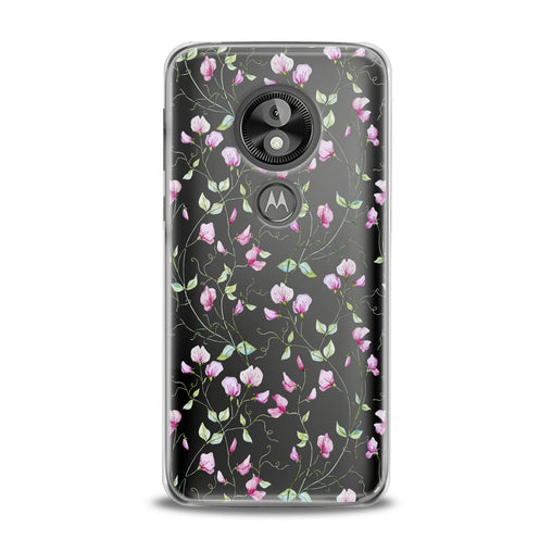 Lex Altern Pink Floral Pattern Motorola Case