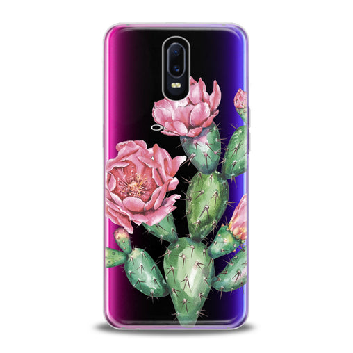 Lex Altern Pink Cacti Flower Oppo Case