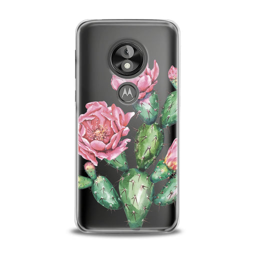 Lex Altern Pink Cacti Flower Motorola Case