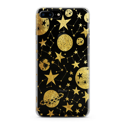 Lex Altern Golden Space Art Phone Case for your iPhone & Android phone.
