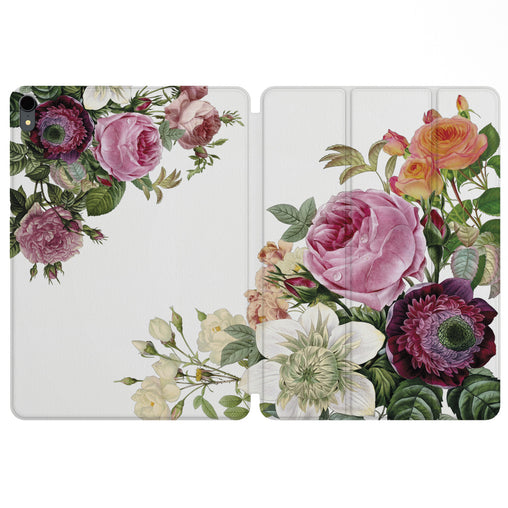 Lex Altern Magnetic iPad Case Peony Blossom for your Apple tablet.