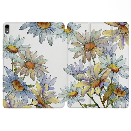 Lex Altern Magnetic iPad Case Daisy Watercolor for your Apple tablet.