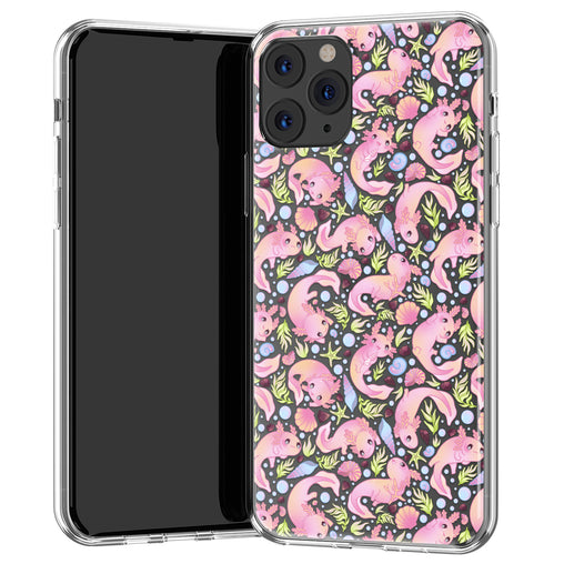 Phone Case with New Illustration Adorable Axolotl