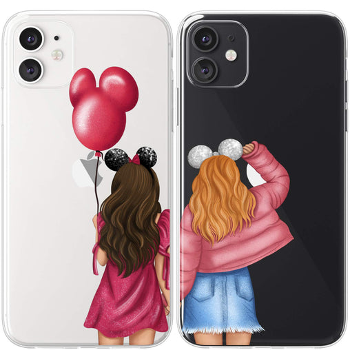 Lex Altern TPU Silicone Couple Case Girls with Balloon