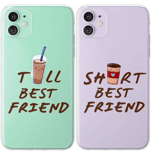 Lex Altern TPU Silicone Couple Case Tall and Short Best Friend