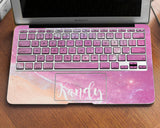 Lex Altern Vinyl MacBook Skin Pink Ocean Keyboard + Around Keyboard