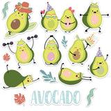 Lex Altern Stickers Set Avocado