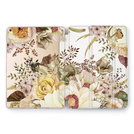 Lex Altern Yellow Roses Case for your Apple tablet.