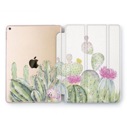 Lex Altern Green Cactus Case for your Apple tablet.