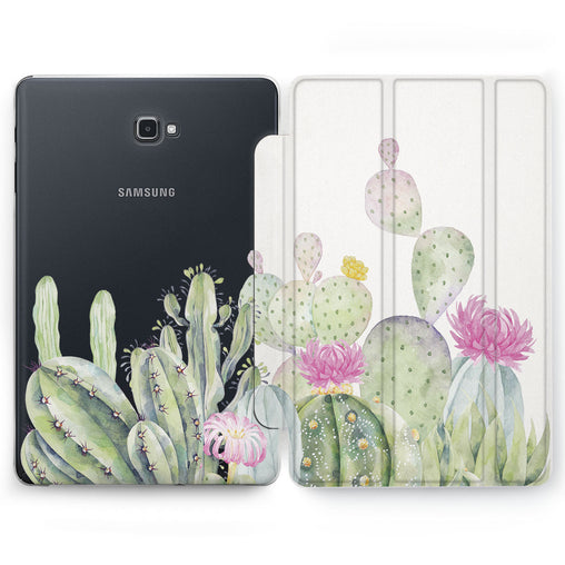 Lex Altern Green Cactus Case for your Samsung Galaxy tablet.