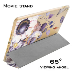 Lex Altern Apple iPad Case Purple Wildflowers
