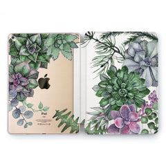 Lex Altern Flower Succulent Case for your Apple tablet.