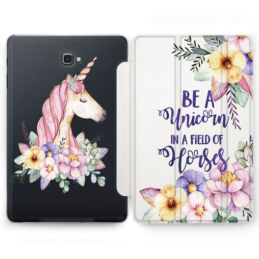 Lex Altern Flower Unicorn Case for your Samsung Galaxy tablet.