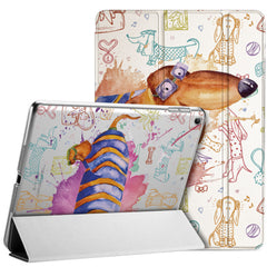 Lex Altern Apple iPad Case Watercolor Dachshund