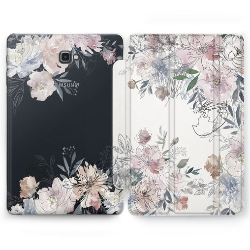 Lex Altern Watercolor Plant Case for your Samsung Galaxy tablet.
