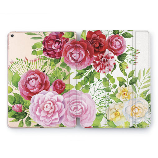 Lex Altern Peony Pattern Case for your Apple tablet.