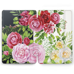 Lex Altern Peony Pattern Case for your Samsung Galaxy tablet.