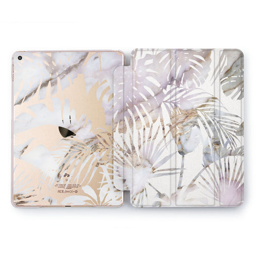 Lex Altern Marble Palm Case for your Apple tablet.
