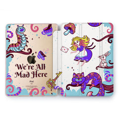 Lex Altern We're All Mad Here Case for your Apple tablet.