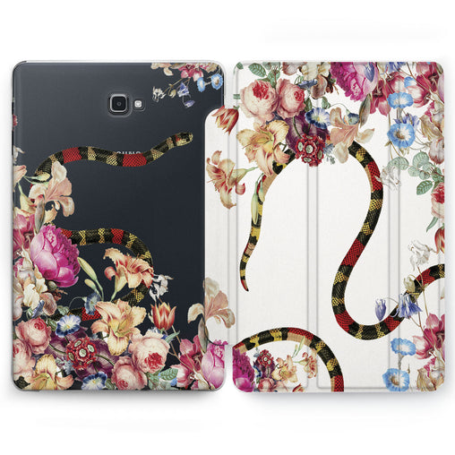 Lex Altern Flowers Serpent Case for your Samsung Galaxy tablet.