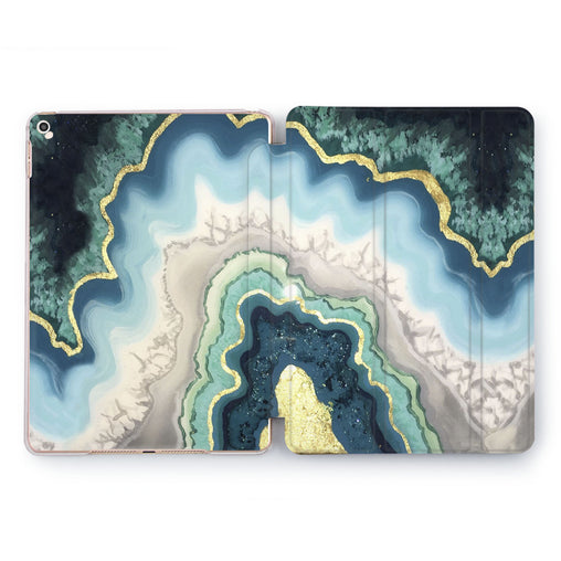 Lex Altern Green Geode Case for your Apple tablet.