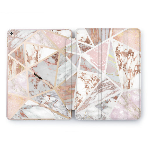 Lex Altern Geometric Marble Case for your Apple tablet.