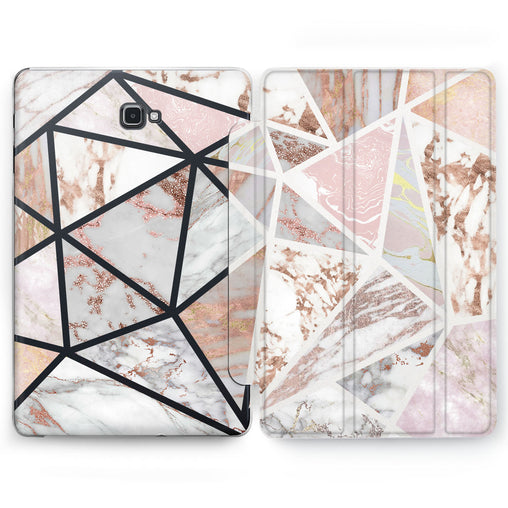 Lex Altern Geometric Marble Case for your Samsung Galaxy tablet.