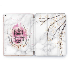 Lex Altern Floral Marble Case for your Apple tablet.