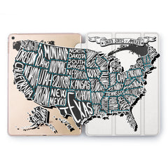 Lex Altern USA Map Case for your Apple tablet.
