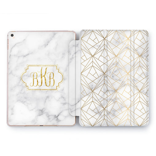 Lex Altern Gold Marble Case for your Apple tablet.