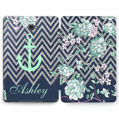 Lex Altern Succulent Stripes Case for your Samsung Galaxy tablet.