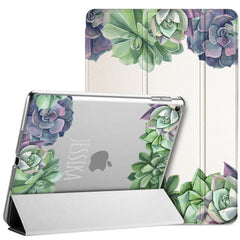 Lex Altern Apple iPad Case Green Succulents