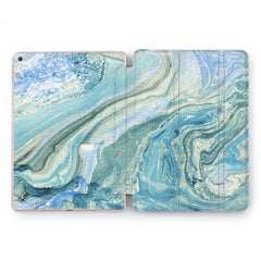 Lex Altern Blue Liquid Case for your Apple tablet.