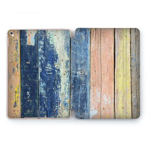 Lex Altern Colorful Planks Case for your Apple tablet.