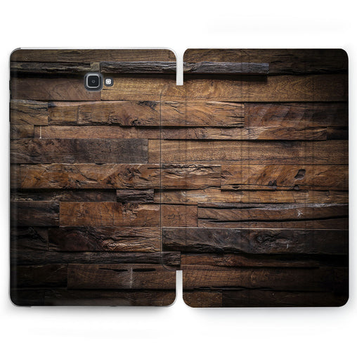 Lex Altern Brown Wood Case for your Samsung Galaxy tablet.