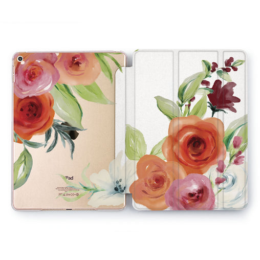 Lex Altern Painted Rose Case for your Apple tablet.