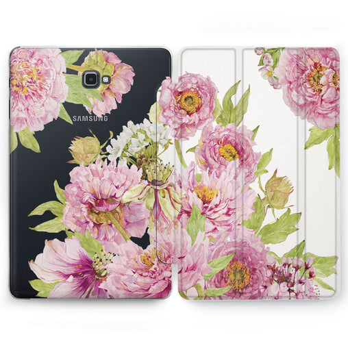 Lex Altern Pink Roses Case for your Samsung Galaxy tablet.