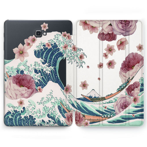Lex Altern Flowers Wave Case for your Samsung Galaxy tablet.