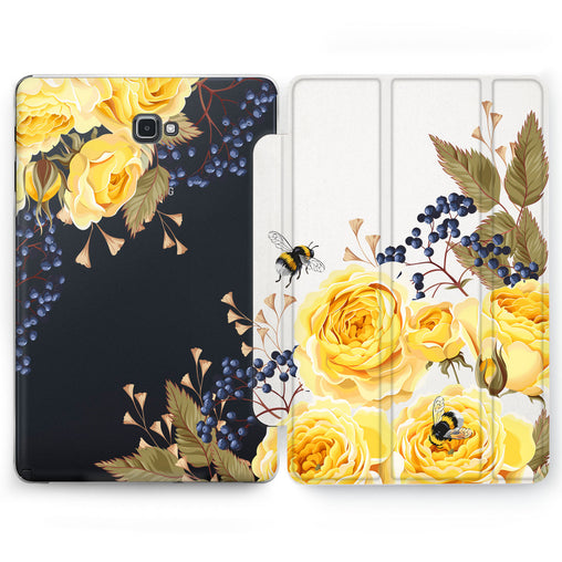 Lex Altern Yellow Rose Case for your Samsung Galaxy tablet.