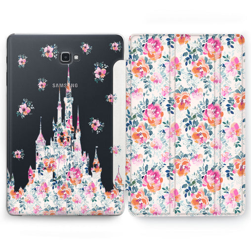 Lex Altern Flowers Castle Case for your Samsung Galaxy tablet.