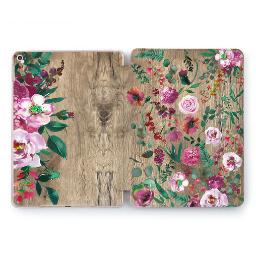 Lex Altern Plank Bouquet Case for your Apple tablet.
