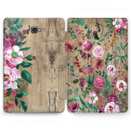 Lex Altern Plank Bouquet Case for your Samsung Galaxy tablet.