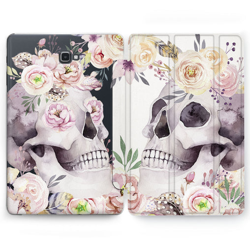 Lex Altern Pink Skull Case for your Samsung Galaxy tablet.
