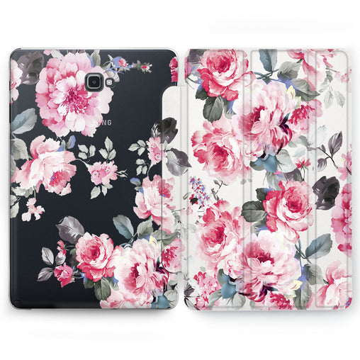 Lex Altern Peonies Print Case for your Samsung Galaxy tablet.
